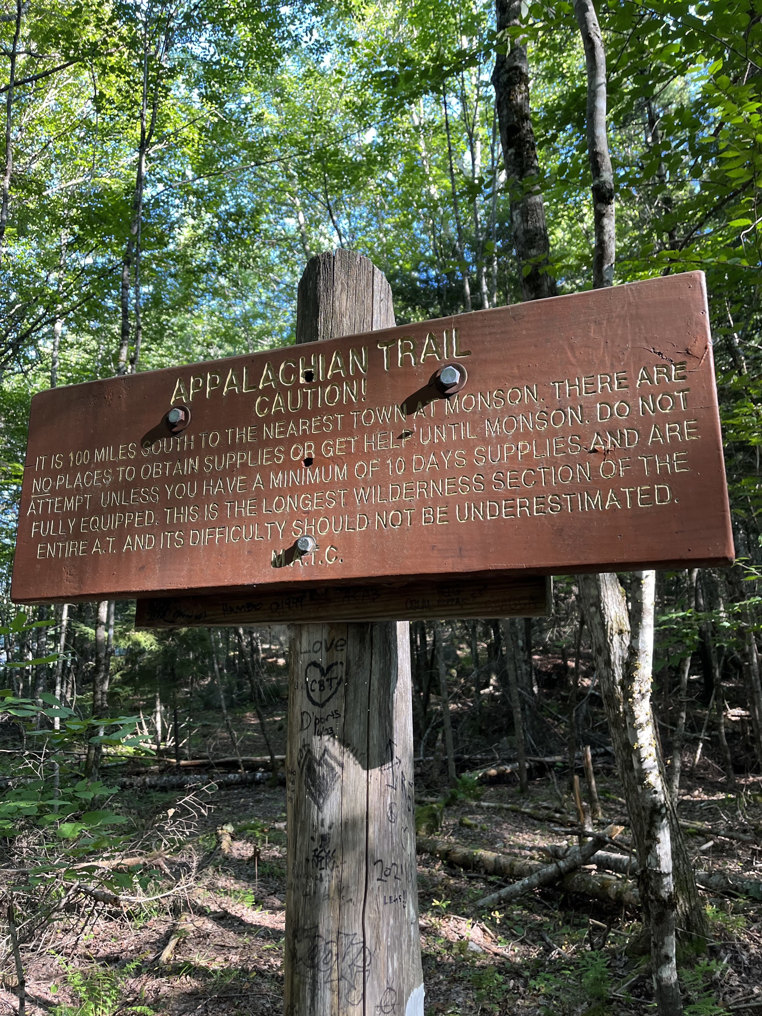 100 Mile Wilderness Maine Sign.jpg